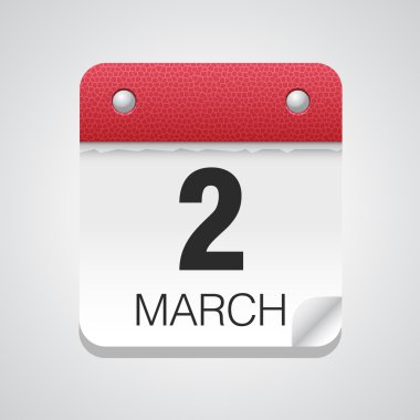 Basit takvim ile 2 Mart