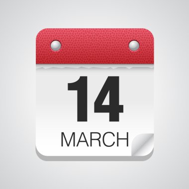 14 Mart ile basit takvim