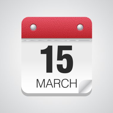Basit takvim ile 15 Mart