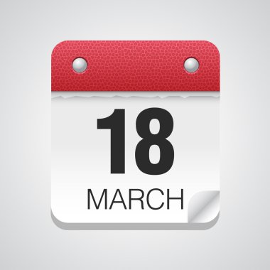 18 Mart ile basit takvim