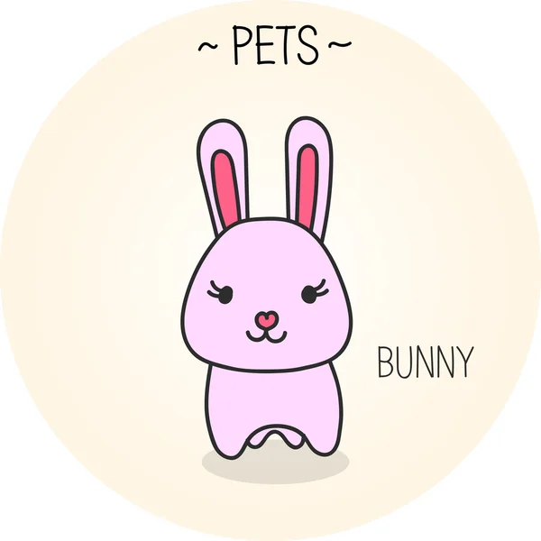 Cartoon funny cute bunny — Free Stock Photo