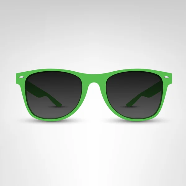 Beyaz yeşil güneş gözlüğü