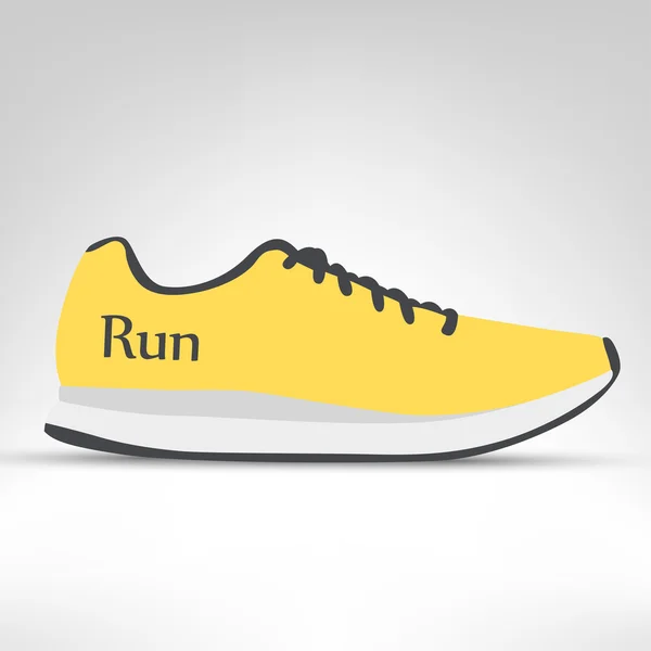 Illustration de chaussures de course — Image vectorielle