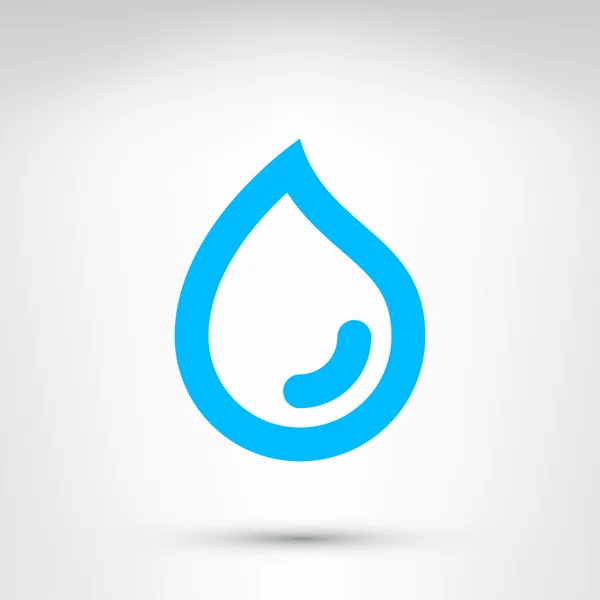 Izolowana ikona kropli wody — Wektor stockowy