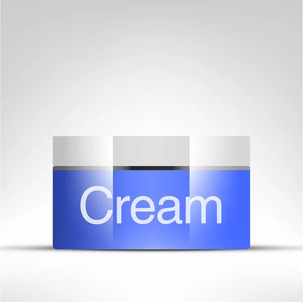 Kosmetikdose für Creme — Stockvektor