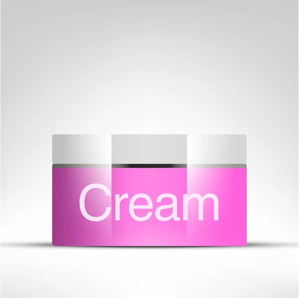 Contenitore cosmetico per crema — Vettoriale Stock