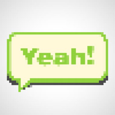 Evet konuşma balonu