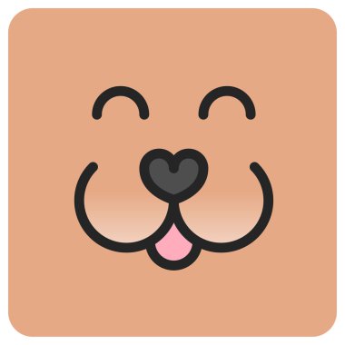 Köpek hayvan namlu simgesi