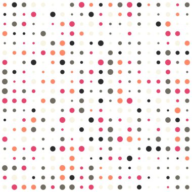 Renkli noktalı deseni