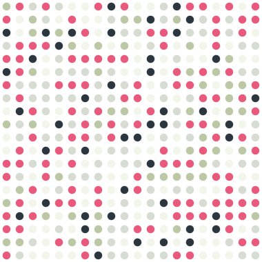 Renkli noktalı deseni