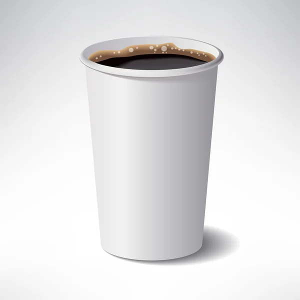 Kaffee-to-go-Tasse — Stockvektor