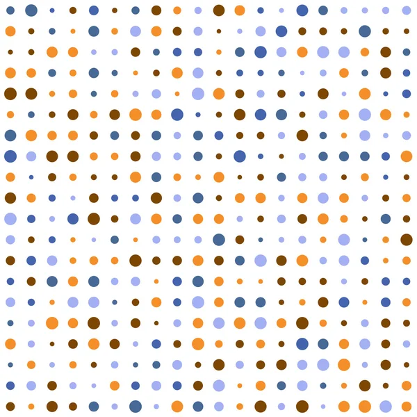 Kleurrijke gestippelde patroon — Stockvector