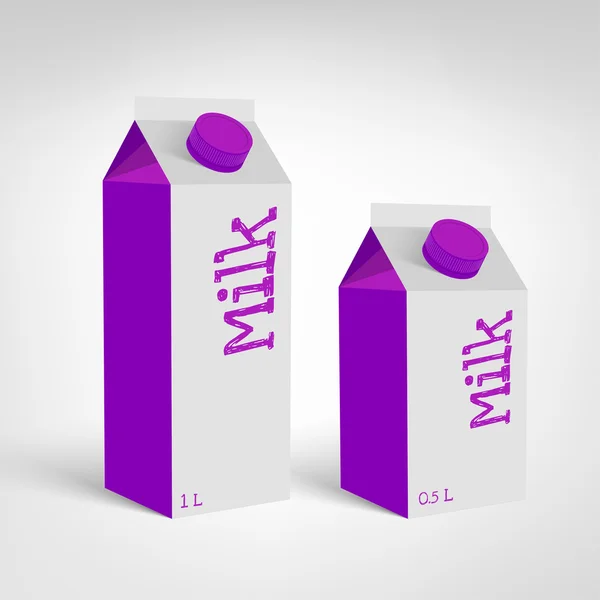 Forfaits Lait milieux — Image vectorielle