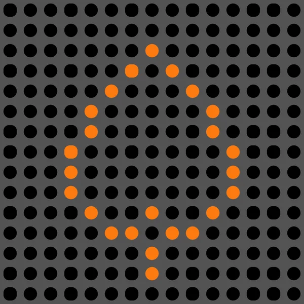 橙色点線のまま — ストックベクタ