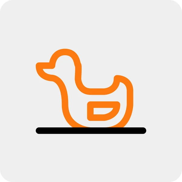 鸭 Web 图标 — 图库矢量图片