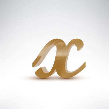 Ahşap küçük harf x