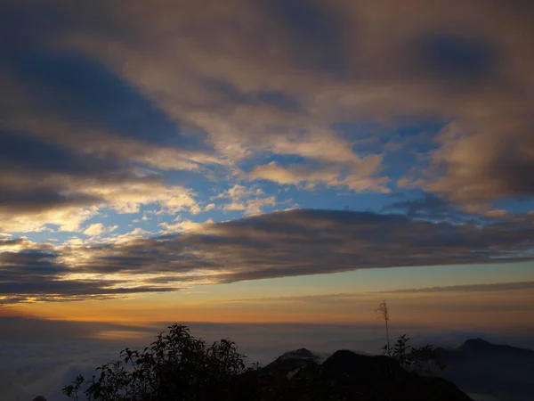 Cielo Dramático Atardecer — Foto de Stock