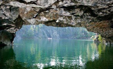 Cave of marble quarry
