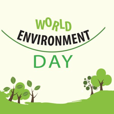 Dünya Çevre Günü konsepti. 3D kağıt çevre dostu tasarım. Vektör çizimi. Kağıt oyma katmanı. Gölgeli yeşil yapraklar.