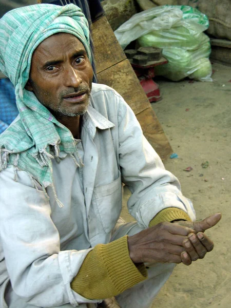 2005年11月24日-インド人男性。インドのデリー。観光. — ストック写真