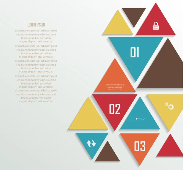 3D kağıt şekiller soyut