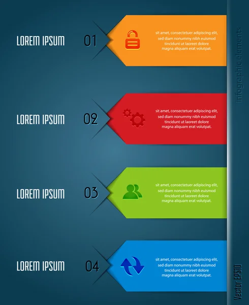 Prvky pro infographic design — Stockový vektor