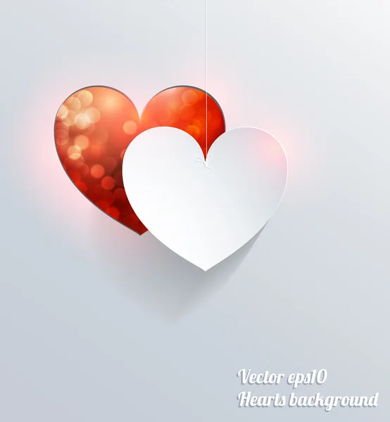 Abstract heart background — Stock Vector