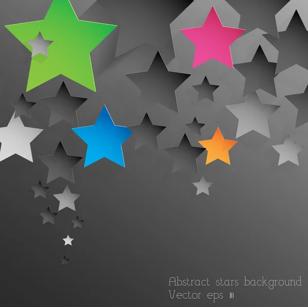 Abstract stars background — Stock Vector