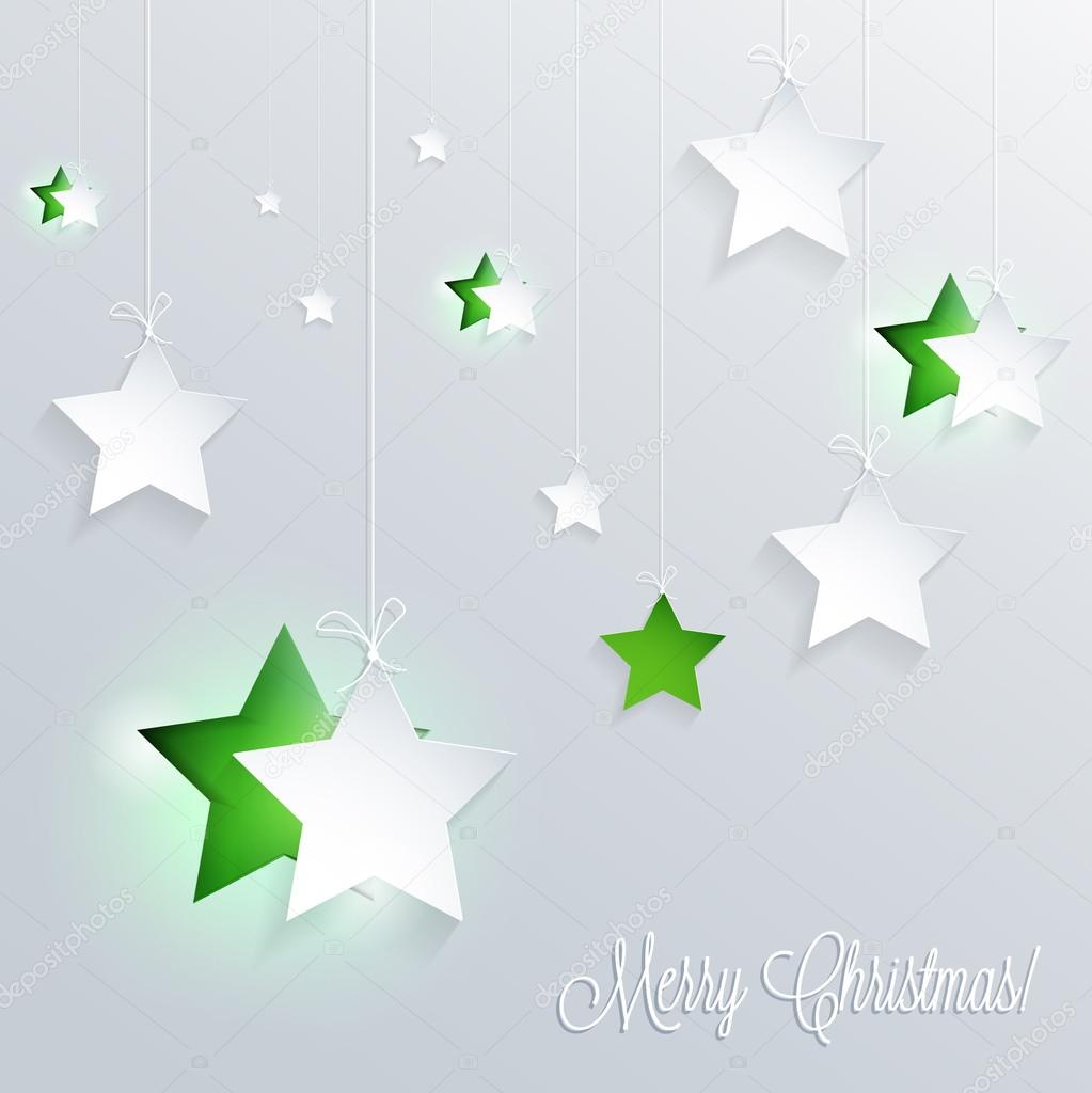 Abstract paper stars background
