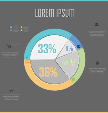 Pasta grafiği şablonu