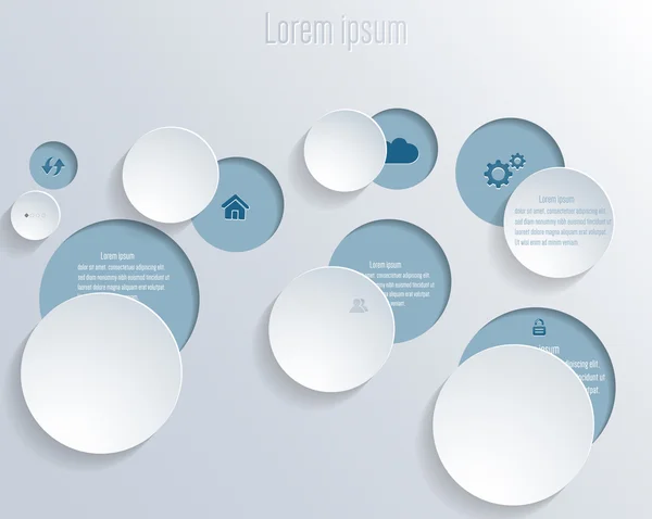 3D kağıt şekiller soyut