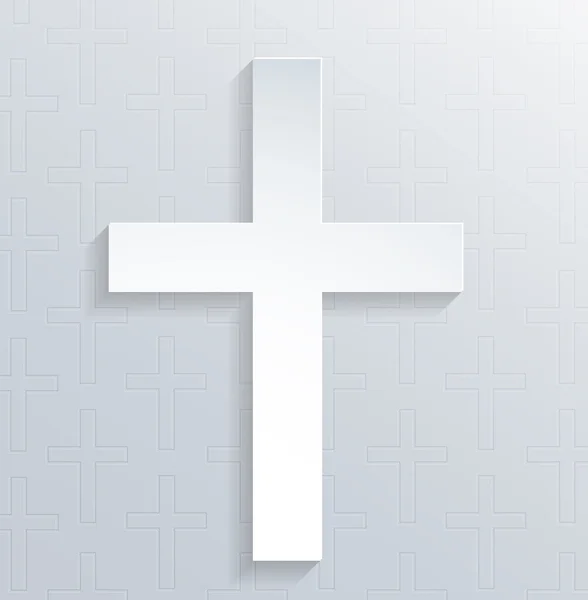 Religieuze cross achtergrond — Stockvector