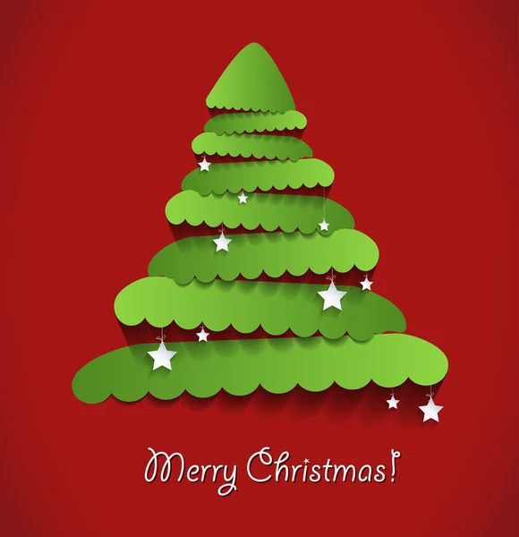 Modern soyut Noel ağacı