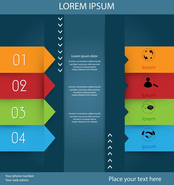 Elements for infographic design — Stock Vector