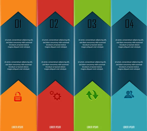 Elementos para design infográfico — Vetor de Stock