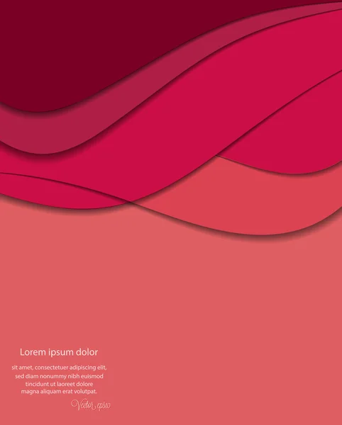 Ondas abstractas fondo — Vector de stock