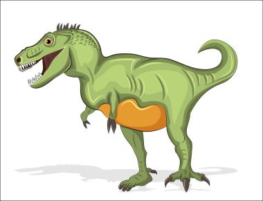 Illustration of Tyrannosaurus Rex clipart