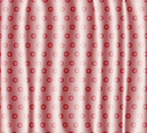 Vintage curtain — Stock Vector