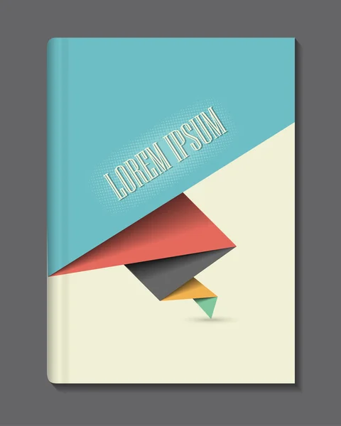 Kitap için vintage tasarım kapak