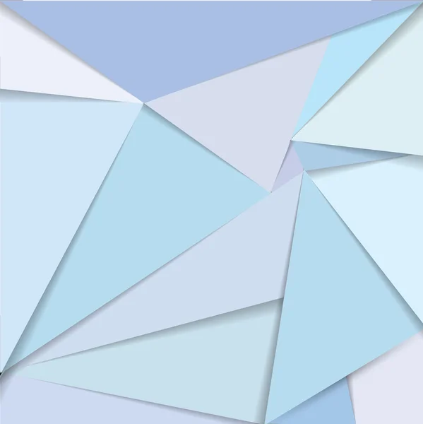 Abstract blue triangles background — Stock Vector