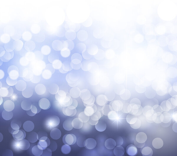 Abstract lights on watercolor background