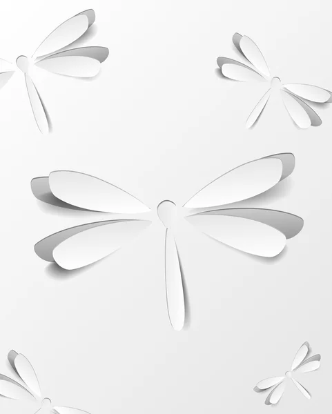 纸蜻蜓 — 图库矢量图片