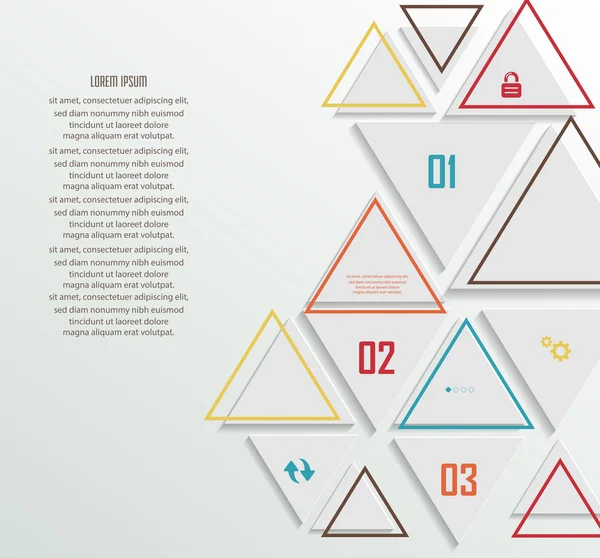 Fondo de diseño de triángulo abstracto — Archivo Imágenes Vectoriales