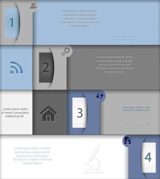 Plantilla infográfica — Vector de stock