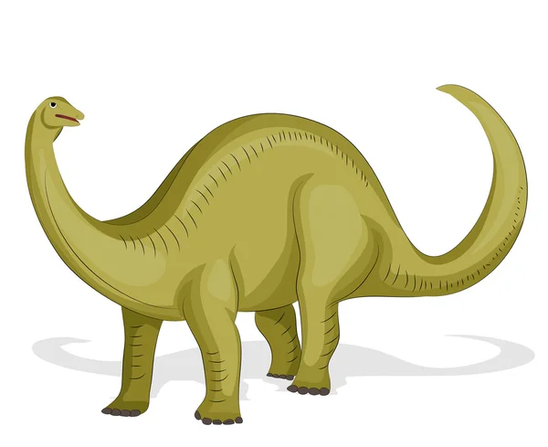 Ілюстрація бронтозавр — стоковий вектор