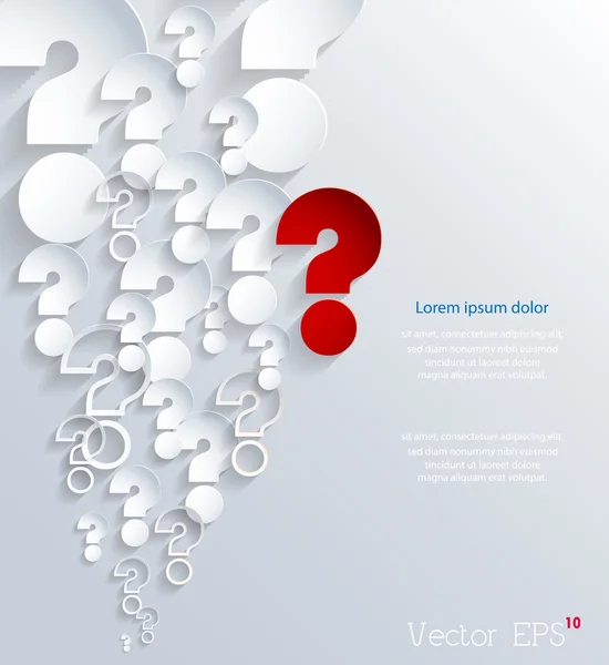 3D soru işaretleri arka plan