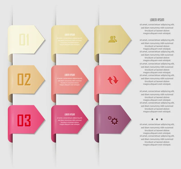 Oklarla renkli çıkartmalar