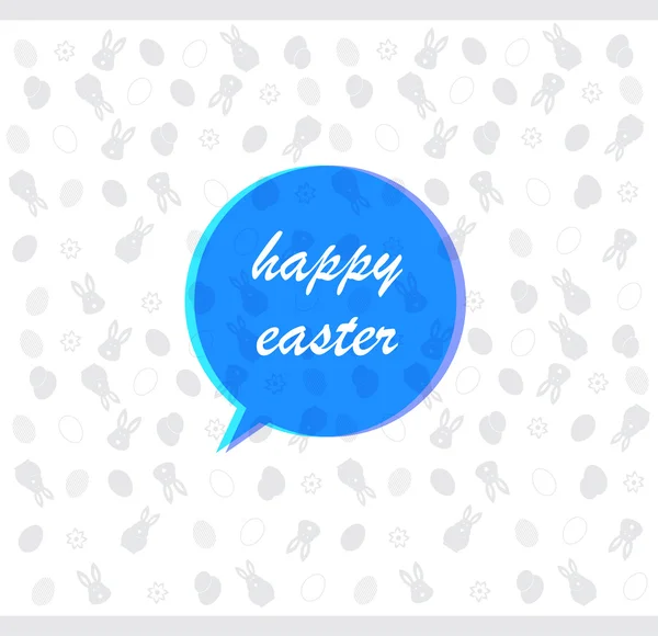 Happy Easter vieringen groet kaart ontwerp — Stockvector