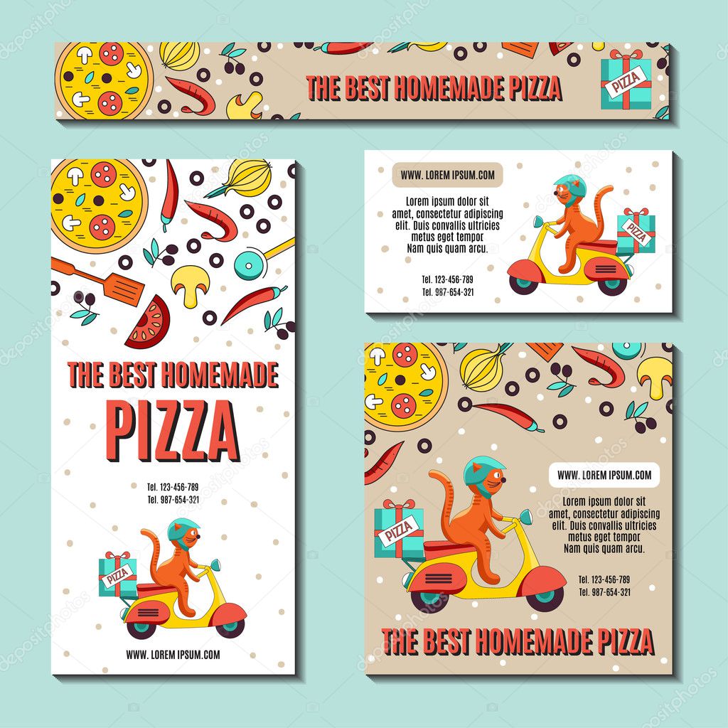 Pizza Flyer Stock Vectors Royalty Free Pizza Flyer Illustrations Depositphotos