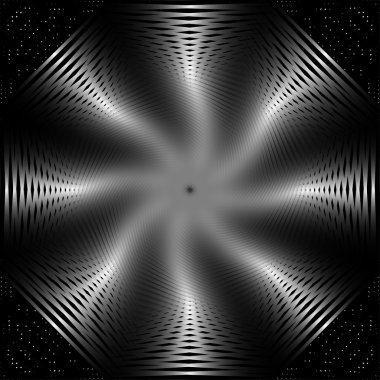 Siyah beyaz gri rotasyon desen arka plan